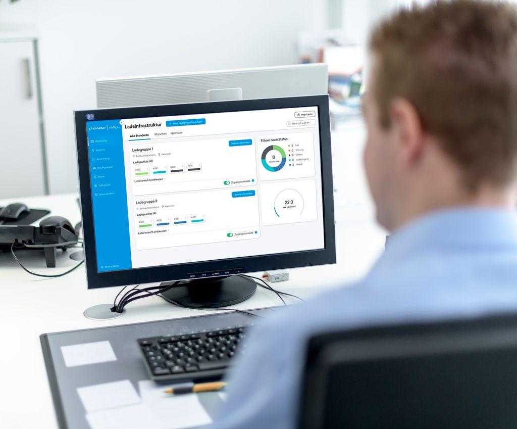 Das Betreiber-Dashboard vereinfacht den Job des Mobilitätsmanagements. | Foto: Sonepar