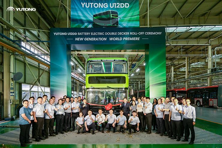 Der batterieelektrische Doppeldecker U12DD ist das neue Flaggschiff von Yutong für die internationalen Märkte. (Foto: Yutong)