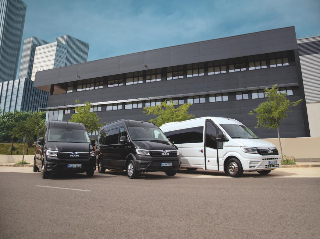 Die TGE-Minibusse gibt es in den Varianten Intercity, Coach und Kombi. (Foto: MAN Truck &amp;amp; Bus)