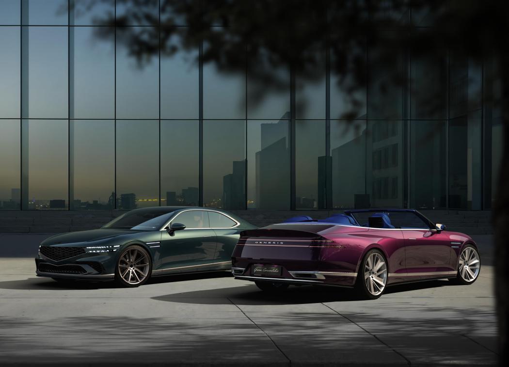 Mit den beiden X-Gran-Modellen zielt Genesis gen Bentley. Leider sind sie wieder nur seriennah, nicht serienreif. | Foto: Genesis