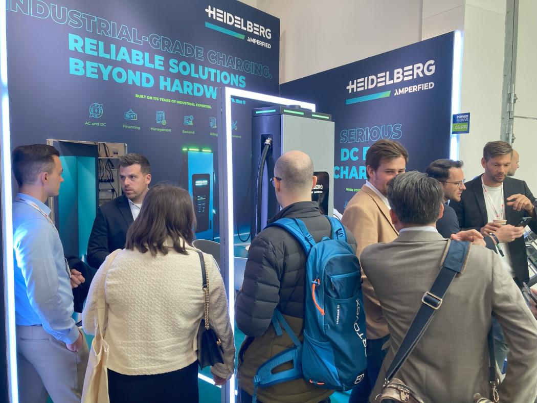 Auf der Smarter E konnte sich Heidelberg-Amperfied über einen vollen Stand freuen. | Foto: G. Soller