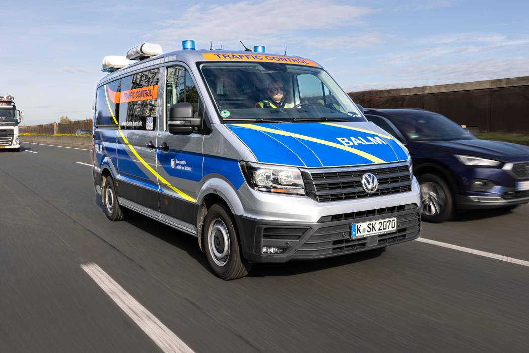 Das BALM testet auf der A4 ein neues System zur Gewichtskontrolle – überladene Lkw sollen künftig schneller und gezielter überprüft werden. (Foto: BALM)