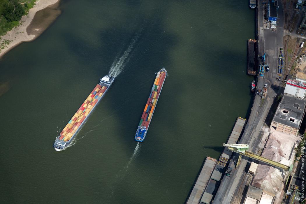 Laut dem aktuellen Entwurf für den Bundeshaushalt 2026 sollen der Binnenschifffahrt Mittel gekürzt werden. Das betrifft die Finanzierung der Wasserstraßeninfrastruktur und die Schifffahrtsförderung. Foto: Bundesanstalt für Wasserbau (BAW)