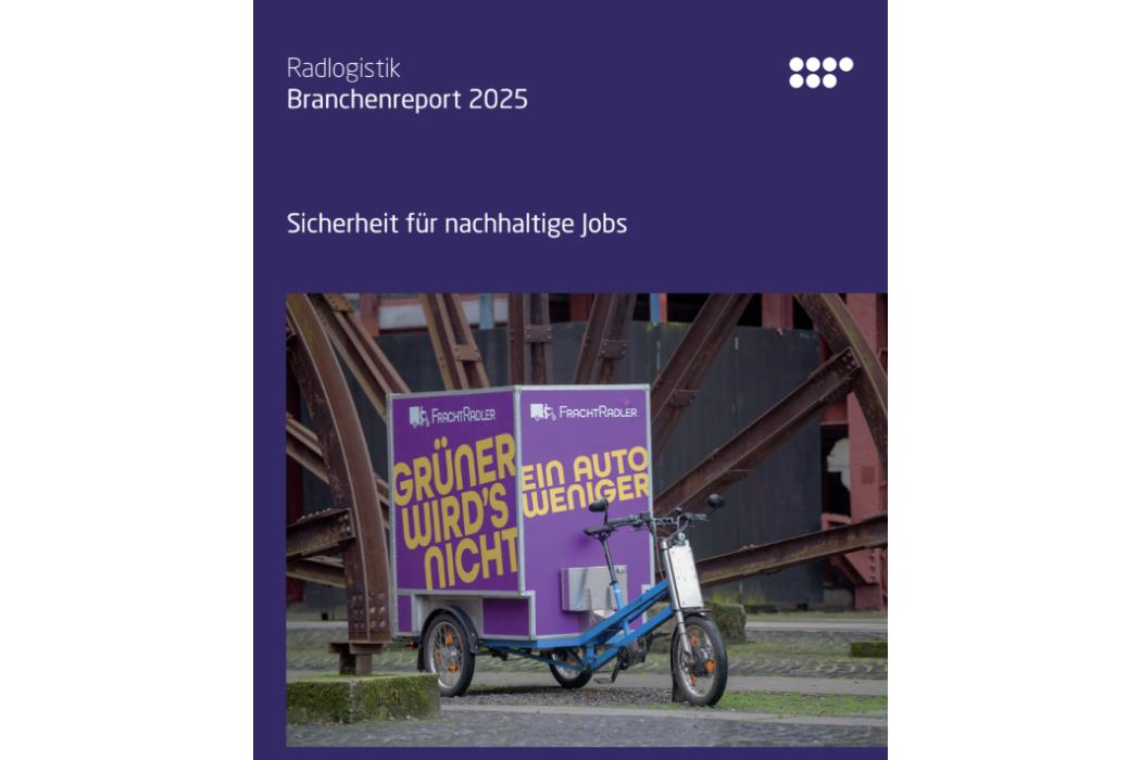Auf den Punkt gebracht: An griffigen Slogans mangelt es der Radlogistik-Branche nicht, eher schon an politischer Flankierung für emissionsfreie Mikromobilität. | Foto: RLVD