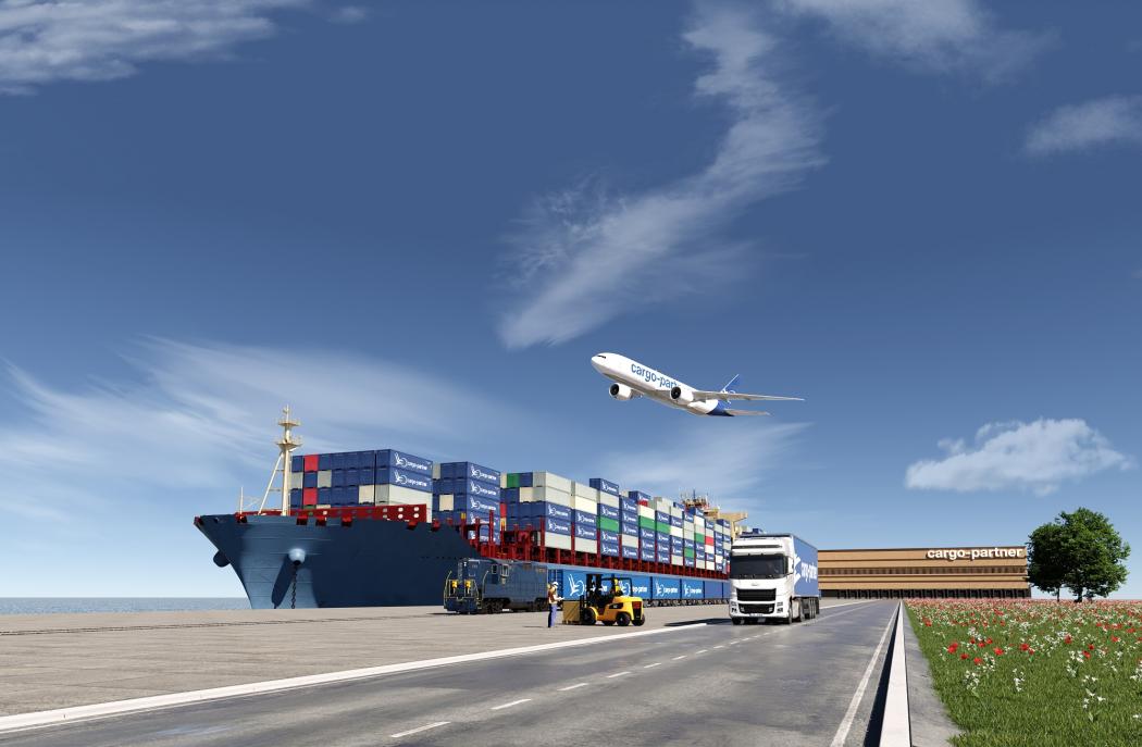 Connected logistics routes: Cargo-Partner promotes the integration of air, sea, and road transport into seamless transport solutions in international freight traffic. (Photo: Cargo Partner)