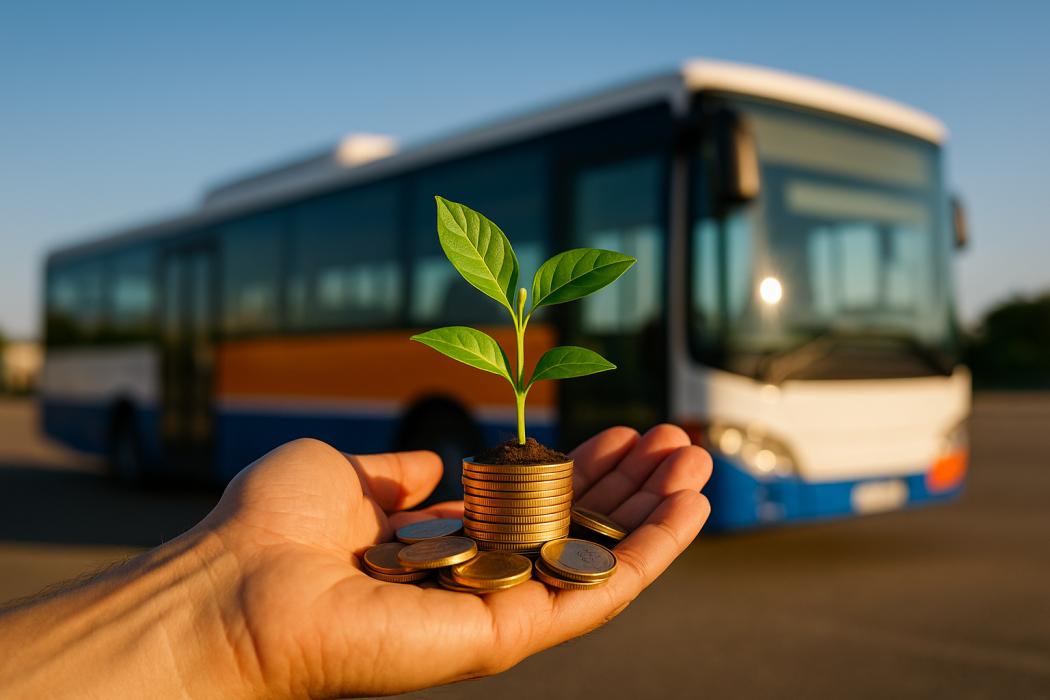 Symbolbild: Neue betriebliche Altersvorsorge „BusRente BW“ startet 2026 im privaten Omnibusgewerbe Baden-Württembergs. | Foto: KI-generiert