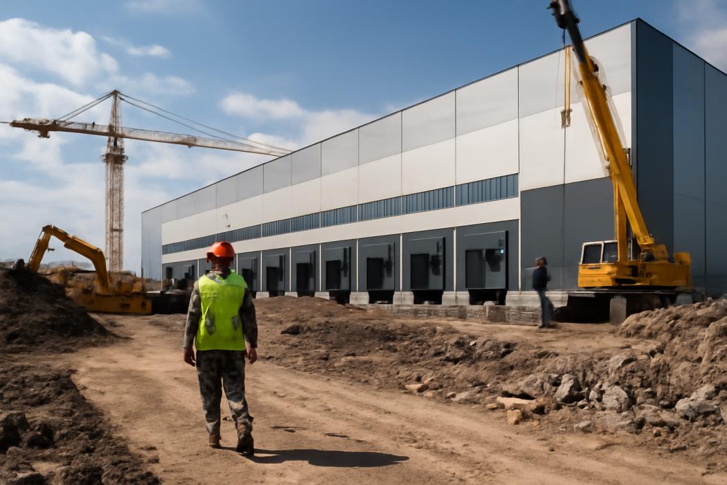 Logistikimmobilien auf Industriebrache: Nachhaltige Revitalisierung von ehemaligen Gewerbearealen für die Zukunft der Logistikbranche | Foto: DALL-e