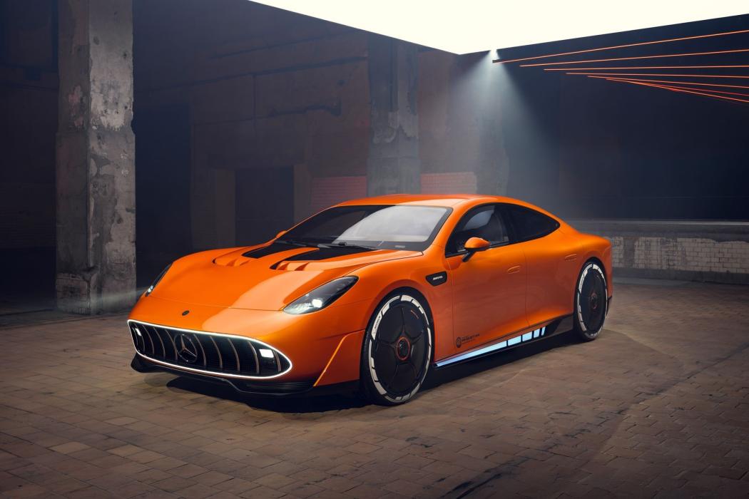 Optisch fast schon dezent-elegant: Das Conncept AMG GT XX. | Foto: Mercedes-AMG