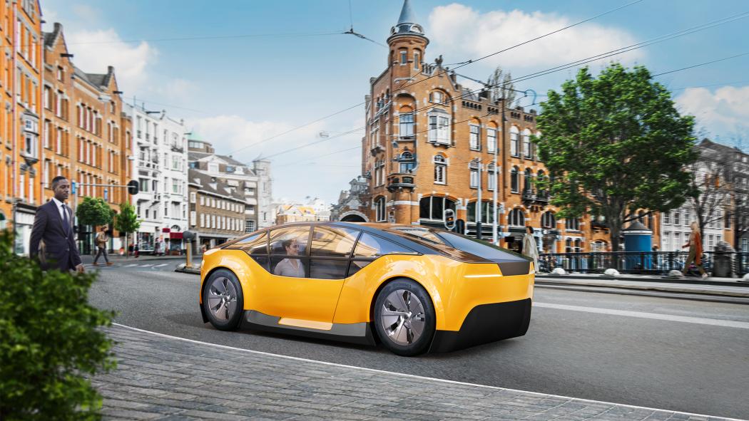 Ein autonomes Fahrzeug rollt über städtische Straßen – entwickelt für lange Einsatzzeiten und unterschiedliche Fahrbedingungen. | Foto: Continental 