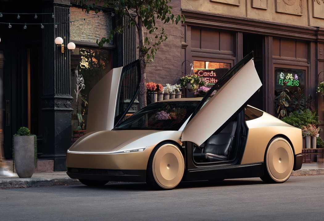 Elon Musk setzt auf das Tesla Robotaxi. Aber während andere Unternehmen bereits mit ihren Fahrzeugen auf der Straße sind, hat Tesla noch keine autonomen Taxis in den Verkehr gebracht.| Foto: Tesla