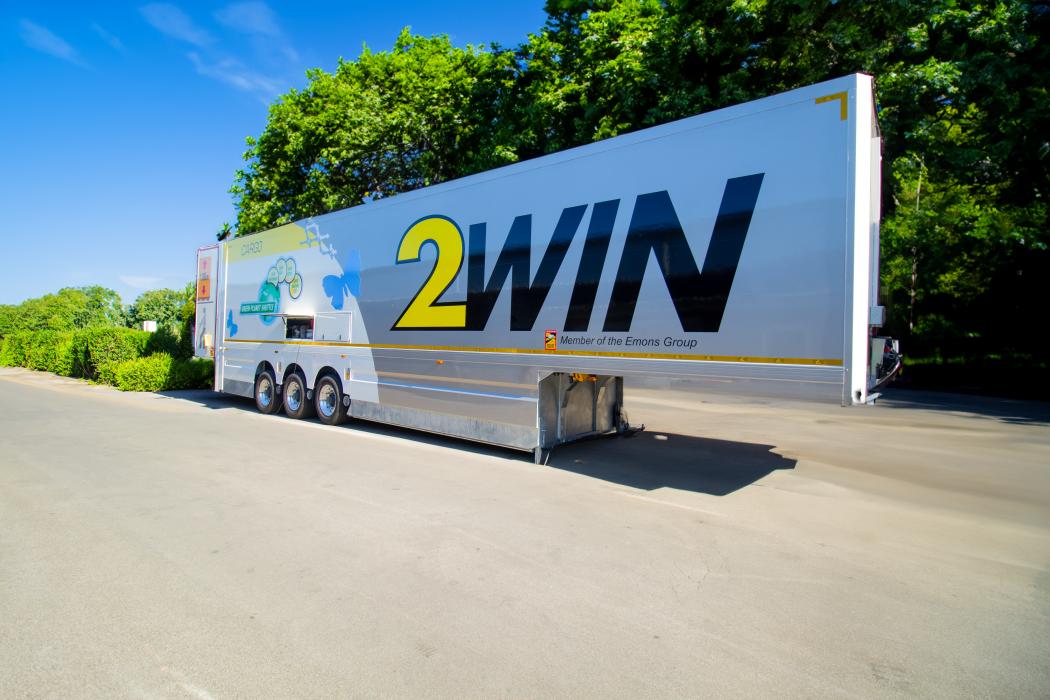 66 percent more loading volume, 40 percent less CO2 emissions: Langendorf Flexliner with a solar roof for Emons Cargo 2WIN