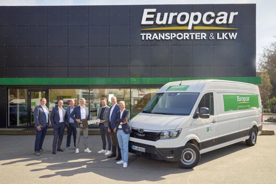 Europcar erhält von MAN Truck and Bus im Juni 350 neue Transporter. Foto: Man Truck &amp;amp; Bus Deutschland