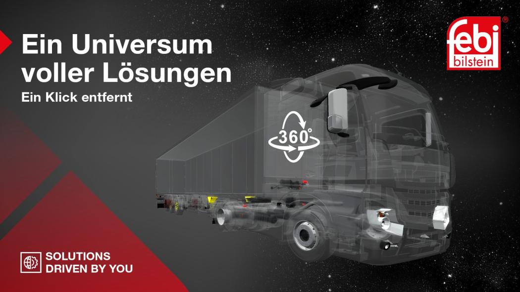 Die Bauteile aus dem neuen Universalteile-Sortiment werden den Angaben zufolge in OE-Qualität angeboten sowie mit drei Jahren Herstellergarantie. (Foto: Febi Truck)