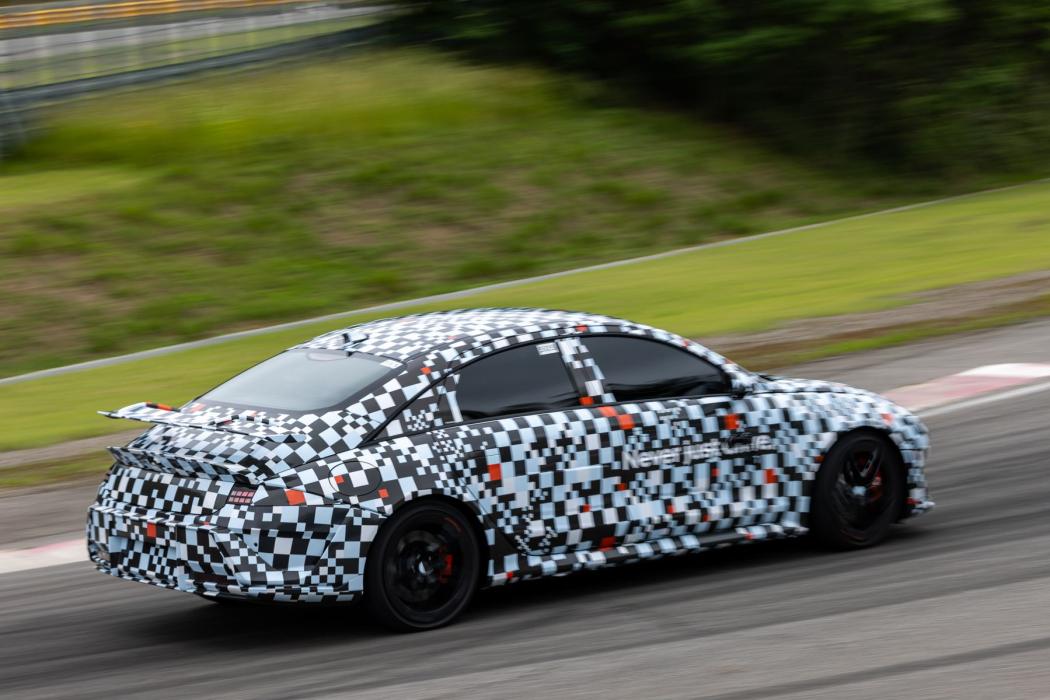 Ein großer Heckflügel ziert das Heck des "N". | Foto: Hyundai