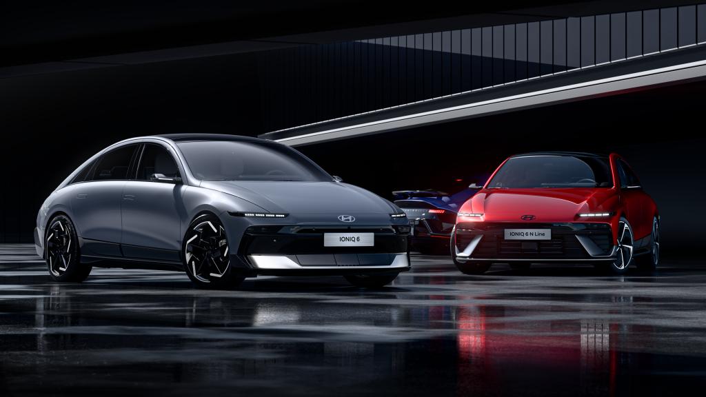 Die neue Front tat der Optik gut: Jetzt blickt der Ioniq 6 endlich so futuristisch drein, wie er gedacht ist. | Foto: Hyundai