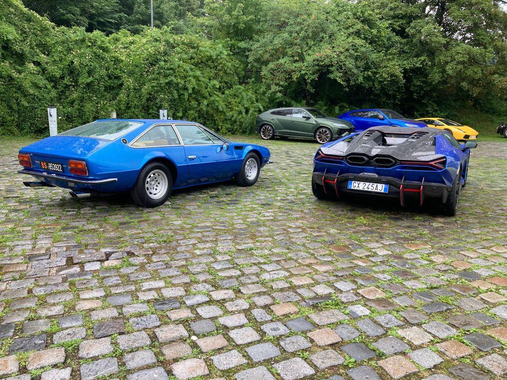 Lamborghini brachte Klassisches (Jarama) und Elektrifiziertes mit - elektrisierend war Alles. | Foto: G. Soller