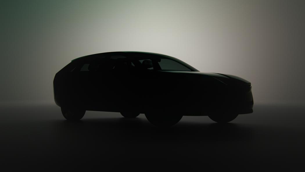 Lange Haube, flaches Heck: Aus dieser Perspektive wirkt die "Vision O" hochelegant. | Foto: Škoda Auto