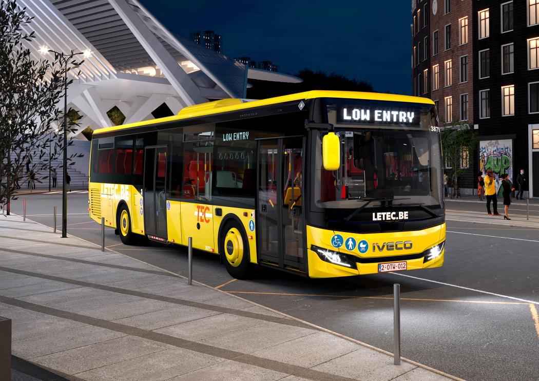 Ein Crossway Low Entry Bus wie ihn OTW künftig in den Regionen Lüttich und Namur einsetzen wird. | Foto: Iveco Bus