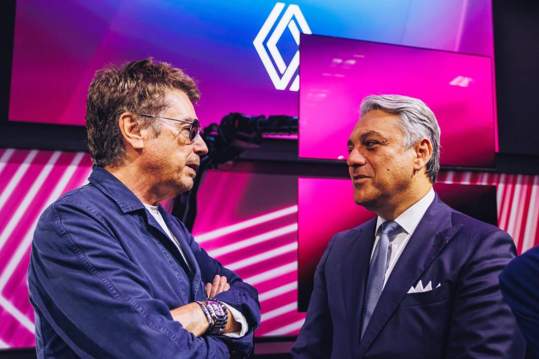 Ein neuer Sound: Luca de Meo brachte neuen Schwung in die kriselnde Renault-Gruppe, nicht nur mit Kooperationen wie der mit Jean-Michel Jarre in Sachen Klang von Elektrofahrzeugen. | Foto: Renault 