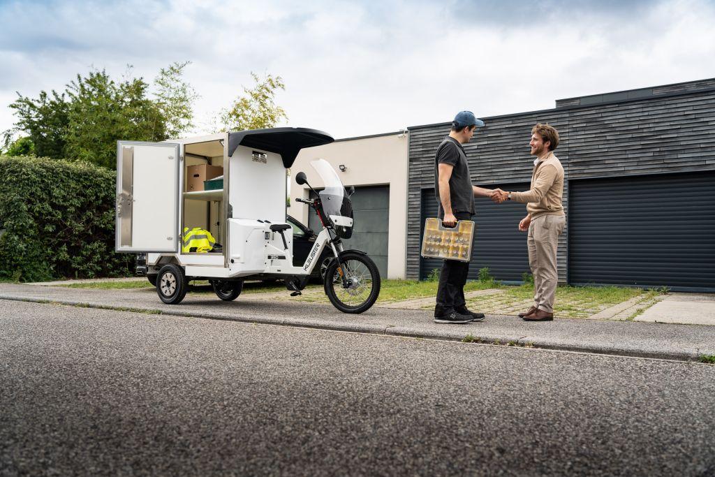Stark verbessert: Ein kettenloser Antrieb, ein Regenschutz und geschützt verstaute Wechselakkus sollen das Kleuster auf ein neues Niveau heben. | Foto: Renault Trucks/Kleuster