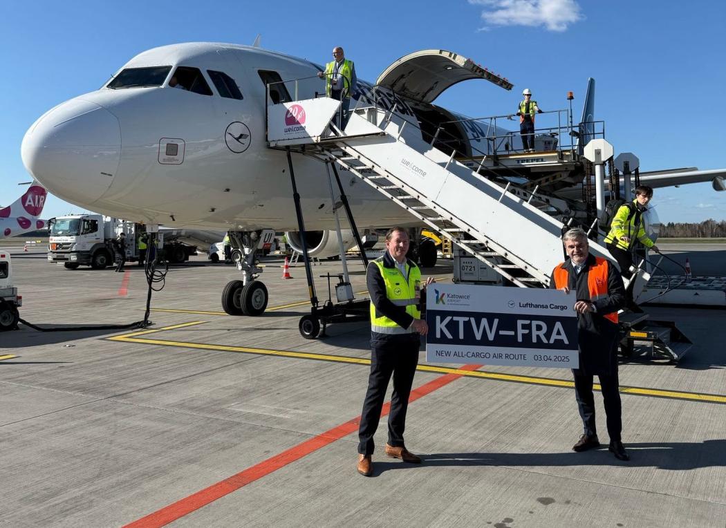 Zweimal pro Woche sollen die Flüge LH8318 und LH8319 Kattowitz noch enger in das bestehende Frachtnetz einbinden. (Foto: Lufthansa Cargo) 