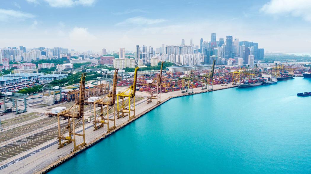 Singapur verbindet als globaler Logistikknotenpunkt See-, Luft- und Landverkehre zwischen Asien, Europa und Ozeanien. (Foto: Militzer &amp;amp; Münch)