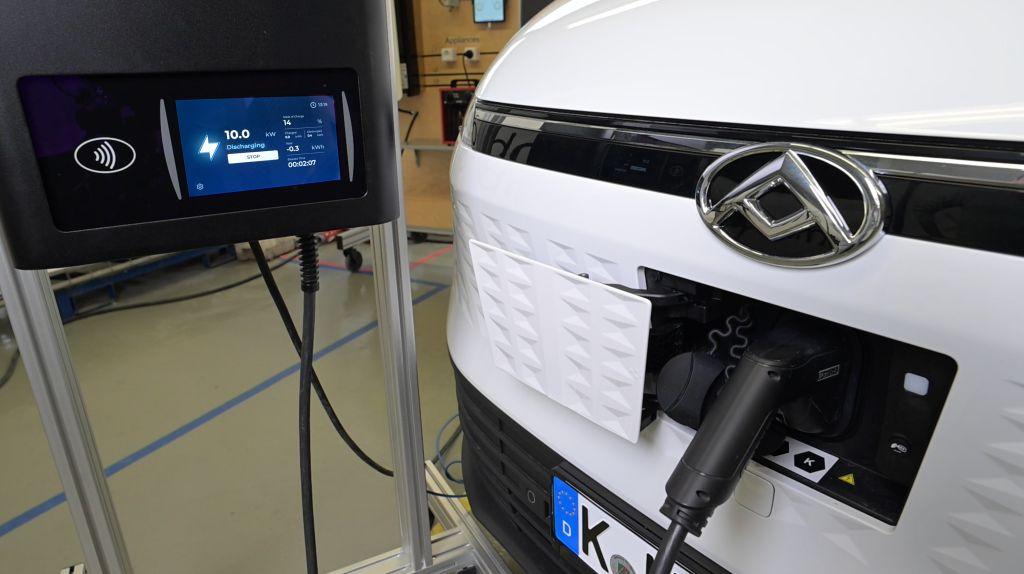 Maxus hat das bidirektionale Laden erfolgreich getestet. | Foto: SAIC Maxus