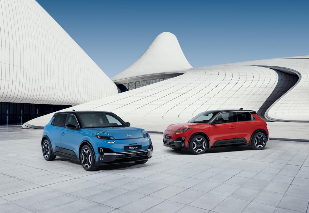 Der neue Nissan Micra basiert auf dem Renault 5 e-Tech, interpretiert diese Basis optisch aber ganz anders. | Foto: Nissan