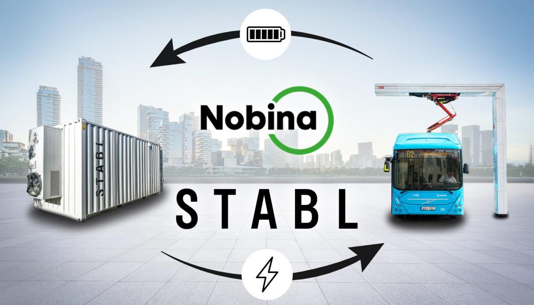Nach erfolgreichem Pilotprojekt werden Stabl-Batteriespeicher in den Ländern, in denen Nobina aktiv ist, errichtet und vom ÖPNV-Anbieter mit Sitz in Solna/Stockholm zur Netzunterstützung betrieben. (Foto: Stabl Energy)