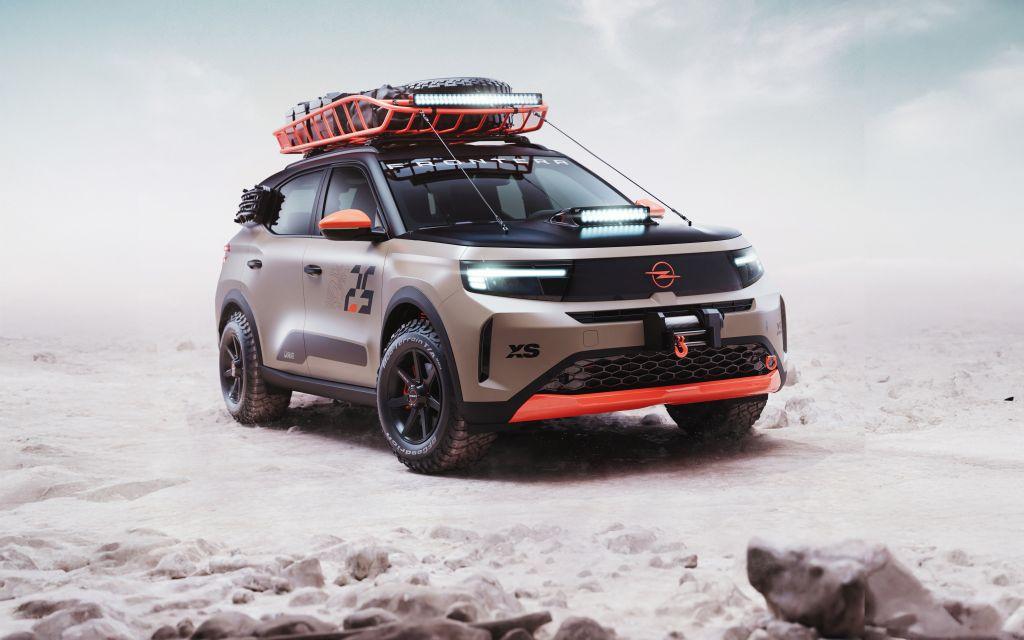 Wie Hardcore könnte der elektrische Frontera sein? Die Studie "Gravel" versucht, eine Antwort auszuloten. | Foto: Opel