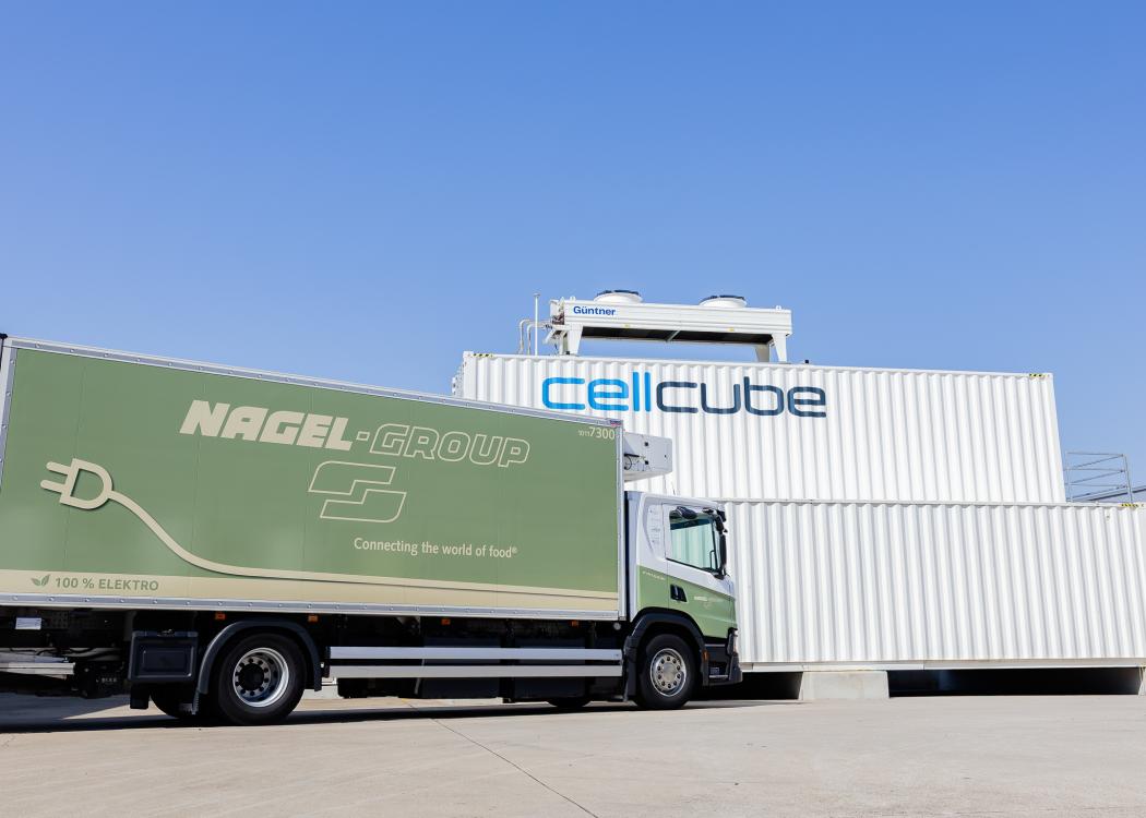 Die Nagel-Group nimmt am Standort Bochum Batteriespeicher des österreichischen Herstellers CellCube in Betrieb. Foto: Nagel-Group