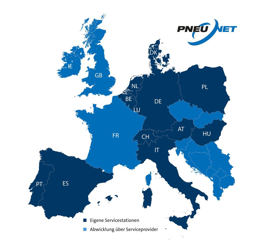 Das unabhängige Nutzfahrzeug-Reifenservicenetzwerk Pneunet wurde 2014 gegründet - und wächst mit internationalen Partnern weiter...(Foto: Pneuhage)