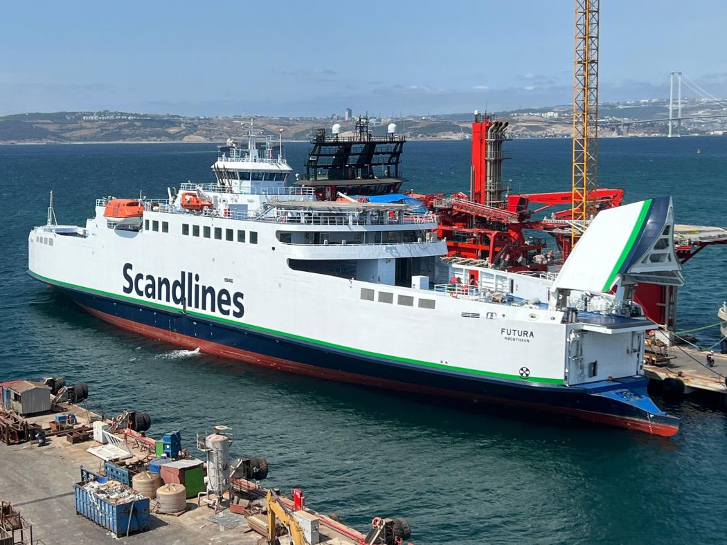 Scandlines will neue Maßstäbe für den nachhaltigen Transport setzen und die neue emissionsfreie Frachtfähre dann auf der Puttgarden-Rødby-Route einsetzen. Foto: Scandlines