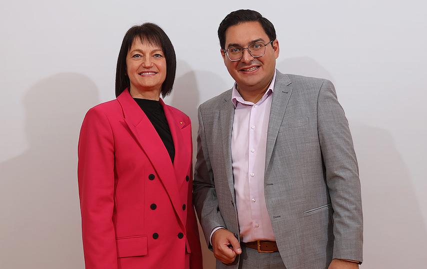 Bauen den eigenen Flug-Consolidator weiter aus: die Schmetterling-Chefs Anya Müller-Eckert und Ömer Karaca. (Foto: Schmetterling International)