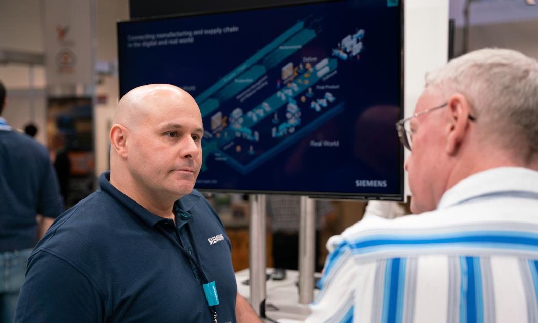 The solutions from Siemens Digital Logistics will be presented at transport logistic in Hall B1, Stand 113/214. (Image: Siemens Digital Logistics)