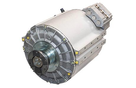 Der TSA-Permanentmagnet-Synchronmotor mit einer Spitzenleistung von 420 kW besitzt ein maximales Drehmoment von 4.000 Nm. (Foto: TSA)